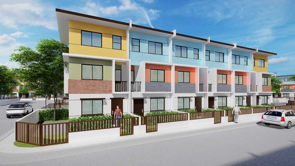 New 3-Storey Townhouse model at Golden Horizon