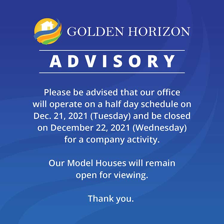 Golden Horizon Advisory (Dec. 22, 2021)